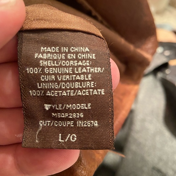 Vintage Guess Leather Jacket/Blazer - Picture 4 of 4